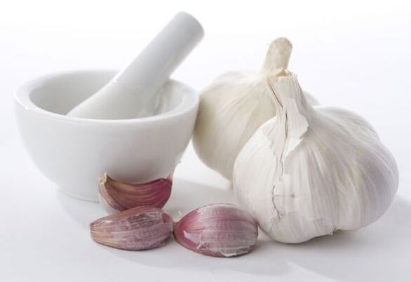 Knoblauch zur Beseitigung von Parasiten aus dem Körper